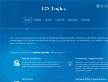Tablet Screenshot of ccstax.sk